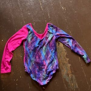Danksin Long Sleeve Leotard Girls Large